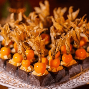 Caixeta com Baunilha e Physalis