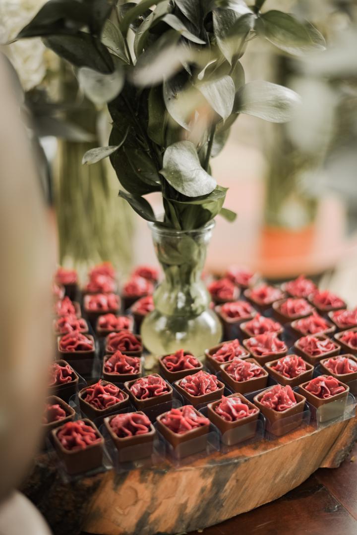 Caixeta com Frutas Vermelhas